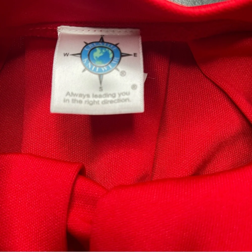 Cheerleading 2 Piece Outfit Top Skirt Red Knights Swords 4T